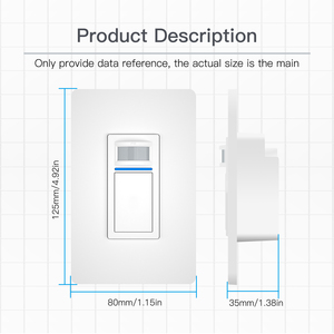 LangYeao for Tuya WiFi <strong>Sensor</strong> <strong>Switch</strong> PIR <strong>Light</strong> <strong>Sensor</strong> Wall Smart <strong>Switch</strong> New Product ABS Material 10A Max Touch Panel <strong>Light</strong> Sense - Product Image 6