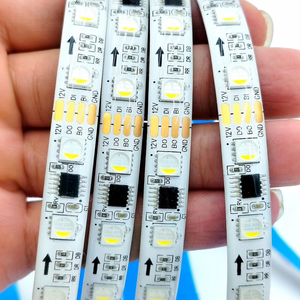 RGBWデジタルLEDストリップ12V 24VデュアルワイヤRGBプログラマブルIP20 IP66 IP68防水WS2814 US2904 RGBWアドレス指定可能LEDストリップ - Product Image 1