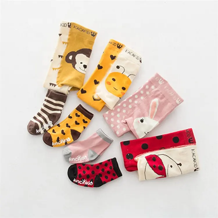 Pantalons pour bébé de Style coréen/chaussettes et Leggings tricotés d'animaux de dessin animé, mignons, nouvelle collection