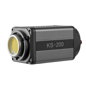 Estudio de luz fotográfica LED COB portátil de 200W para transmisión en vivo al aire libre Iluminación de audio y video profesional para grabación de video - Product Image 1
