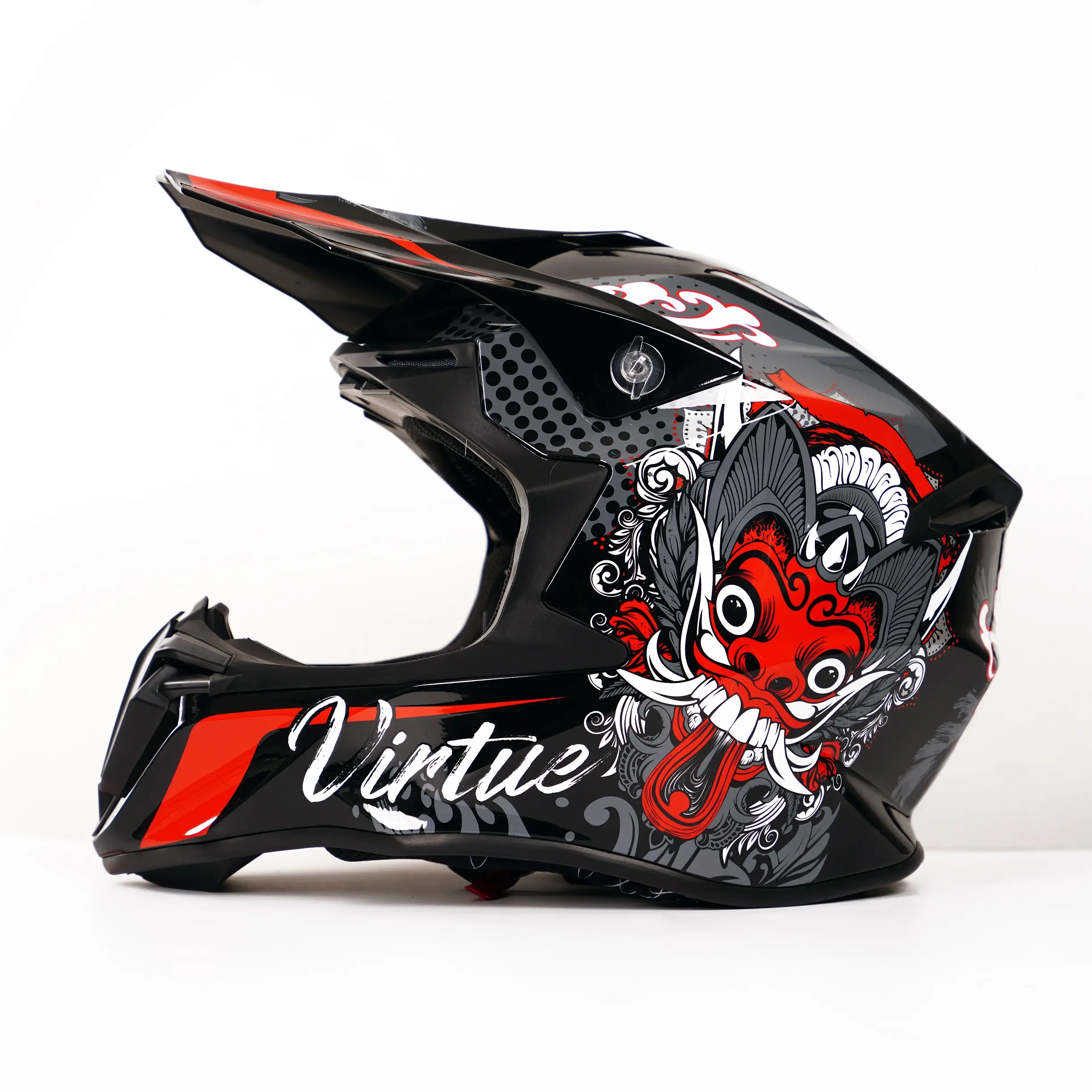ECE06 Off Road Dirt Bike VR casco Dual Sport caschi moto terminale Open Vision Aviator Downhill Helmet