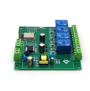 ESP8266 WLAN 4CH Relaismodul ESP-12F Entwicklungsbrett DC 5 V 7-28 V 30 A für intelligentes Zuhause kabellose Steuerung 4 Kanal - Product Image 4