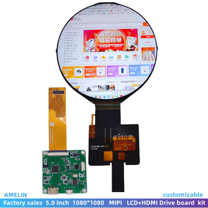Il modulo LCD rotondo da 5 pollici da 1080*1080 può essere dotato di kit di visualizzazione driver board con display a schermo hd-mi - Product Image 2