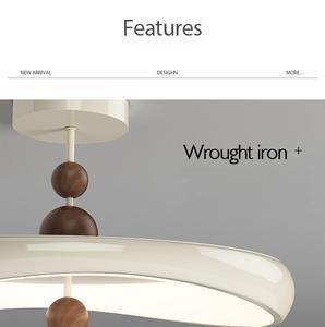 PM klasik Wabi Sabi tarzı yatak odası tavan işık Minimalist galvanik krom renk LED tam spektrum göz koruma lambası - Product Image 3
