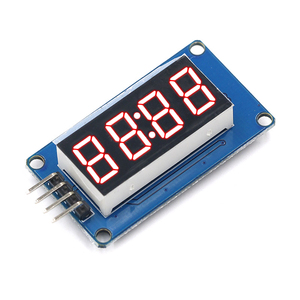TM1637 4-Bits Digital LED-Display-Modul für Arduino 7 Segment 0,36 Zoll Uhr RED Anodenröhrchen-Vier-Serie-Laufwerk-Pack