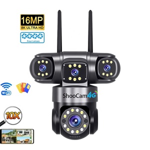 เครื่องตรวจจับการเคลื่อนไหว4G PTZ สำหรับ16X กลางแจ้งระบบเสียงสองทาง Ip66โหมดกลางคืนกล้องเครือข่าย WIFI 4G ซิมการ์ด4G - Product Image 1