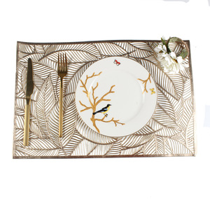 热销组合叶精致装饰防滑桌垫 - Product Image 4
