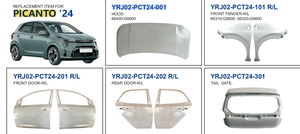 Tấm kim loại Phụ tùng xe phía trước <span class=keywords><strong>Fender</strong></span> cho Kia Picanto 2024 2025 sắt Chắn Bùn Xe cánh nhà sản xuất Nhà cung cấp chất lượng ban đầu - Product Image 6