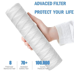 Purificador de agua Cartucho de filtro de herida de cuerda de 10 pulgadas Filtro de algodón PP de 5 micrómetros Filtro de sedimento - Product Image 2