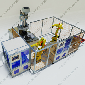 Fully Automatic Vertical Injection Molding <strong>Machine</strong> Pole <strong>Loading</strong> and <strong>Unloading</strong> Solution - Product Image 5