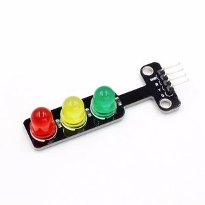LED traffic signal module 5V traffic light emitting single control board Electronic <strong>learning</strong> block <strong>programming</strong> - Product Image 5