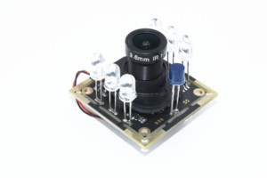 All'ingrosso 1MP IR-CUT modulo della macchina fotografica infrarossa con 6 luci bianche supplementari per i sistemi di sicurezza di sorveglianza - Product Image 3