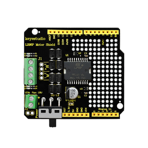Keyestudio L298P con interruttore di alimentazione modulo di aggiornamento per Arduino U No R3 scheda Driver del motore