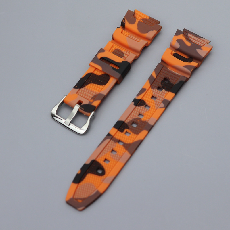 orange -Style 1-Boucle argentée