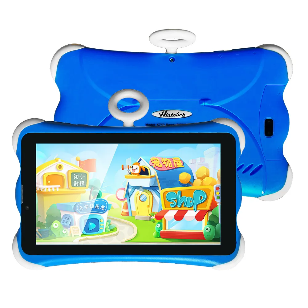 Wintouch K712 kids impara l'istruzione tablet per bambini android, tablet per bambini 3G 7 pollici con slot per sim card