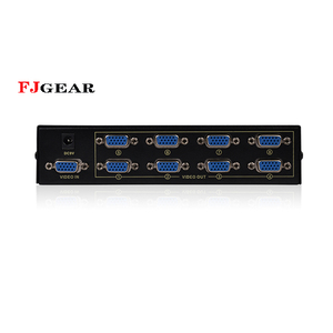 FJGEAR precio competitivo 1 entrada 8 salida Vga Splitter para ordenador Audio Video otro audio doméstico
