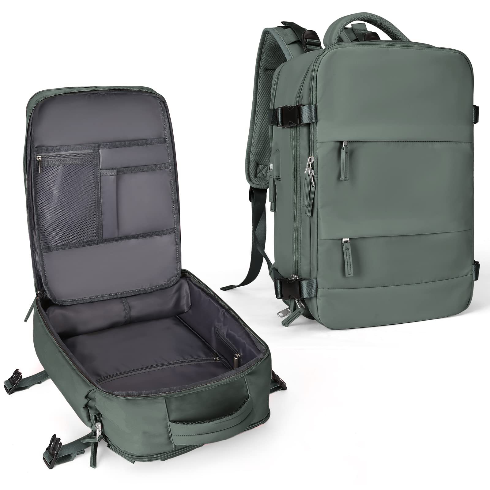 Olive green (horizontal double pull)