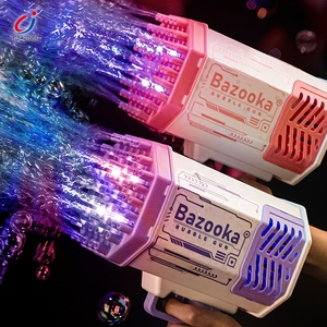 Chengji kabarcık tabancası roket 69 delik sabun kabarcıklar makine oyuncak çocuklar oynarken elektrik aydınlatma kabarcık makineli tüfek ile 69 delik - Product Image 3