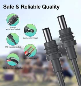 สายไฟกันน้ำสำหรับ starlink MINI DC, สายไฟ PD 65W PD สำหรับ starlink MINI DC ไปยัง DC สายไฟกระแสตรง6.5ft 16FT 10FT - Product Image 2