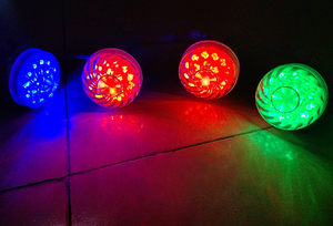 Carnevale 60mm moduli Led 24v Automatico RGB <span class=keywords><strong>Pixel</strong></span> punto luce Pre programmato E14 luna Park luci