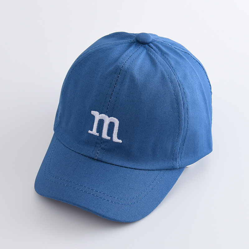 Casquette de baseball pour enfants M smiley-bleu