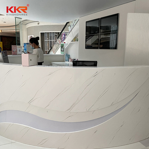 Đá Nhân Tạo Tùy Chỉnh KKR Bàn Quán Bar Thiết Kế Đặc Biệt Bàn Quán Bar Thức Ăn Nhanh - Product Image 3