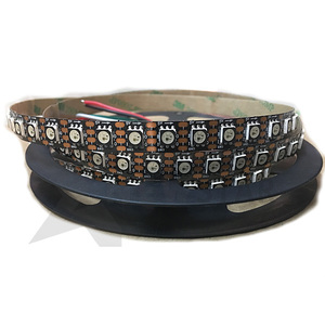 WS2813 Tira de LED direccionable 100 LEDs/M DC5V PCB negro 10mm de ancho IP20 Tira de LED RGB personalizada no impermeable para vacaciones - Product Image 2