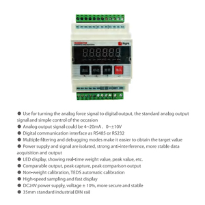 Amplificador de muestreo de alta velocidad T094W, indicador de salida para célula de carga - Product Image 4