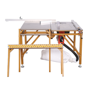 El sürgülü sürgülü taşınabilir elektrikli ahşap masa testere ahşap kesme işleri için - Product Image 3