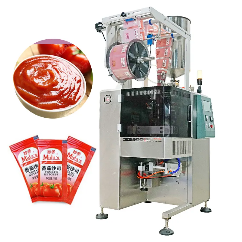 Macchina confezionatrice automatica bustina per bustina cosmetica ad alta velocità per bustina liquida di ketchup