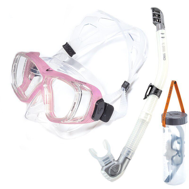 Máscara TC401P18 + Snorkel Semiseco + Cubeta Carbón P