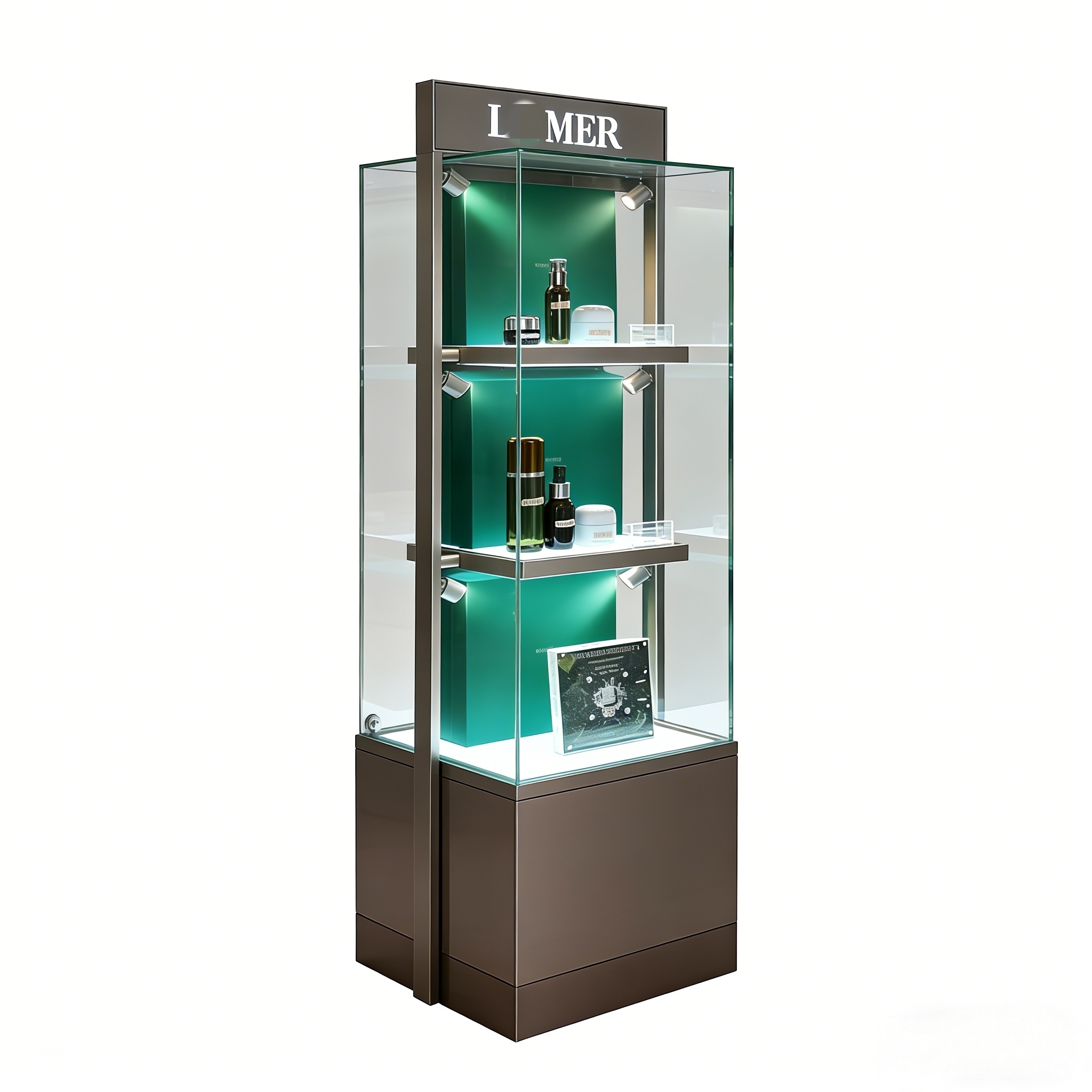 LED Cosmetic Display Showcase