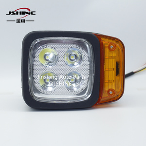 חדש jcb telehandler laerled פנס פנס ראש 6000k טמפרטורה צבע לוח מחווט תקע