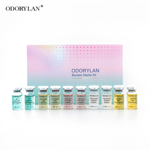 Toptan yüz Anti Aging C vitamini beyazlatmak aydınlatmak gözenekleri en aza indirmek solmaya hatları kırışıklıklar cilt elastisite yüz Serum Set Restore - Product Image 2