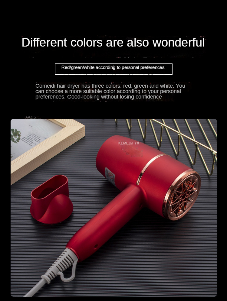 New High Quality Custom Professional Portable High Speed DC Motor Travel Salon Hair Dryer for home salon