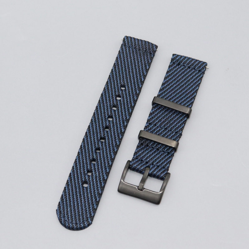 boucle bleu marine-noir