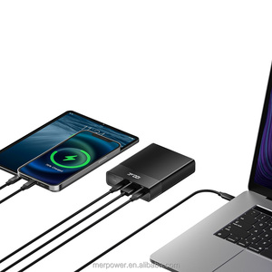 PD 65W Power Bank 2 <strong>Input</strong> Ways 3 <strong>Outputs</strong> Simultaneously for Mobile Phone Notebook Portable <strong>Devices</strong> Fast Charging - Product Image 1
