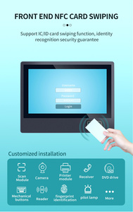 Linux Ubuntu Tft Lcd All-in-One-Industrie-Touchscreen-PC-Panel ohne Lüfter mit NFC Geeignet für die Zugangs kontrolle im Konferenz raum - Product Image 2