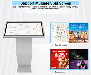 K tarzı yatay standı Windows dokunmatik 32 inç ekran tabela Kiosk dijital tabela Kiosk - Product Image 4