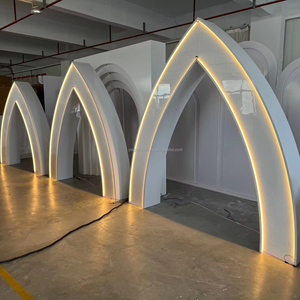 Lớn trang trí đám cưới trang trí sân khấu 3D PVC Backdrop - Product Image 1