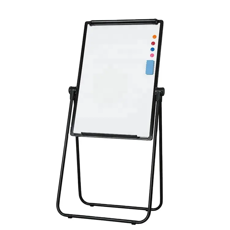 360 derece hareketli klip kağıt flip grafik beyaz panoları ev ofis için şövale ile flipchart standı