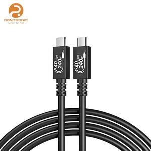 Cavo professionale personalizzato USB4.0 a USB tipo C trasmissione ad alta velocità Bio per la trasmissione dei dati - Product Image 2