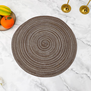 Placemat tecido decorativo para mesa de jantar, Esteira de mesa antiderrapante antiderrapante, Home hotel Western Dining Place Mats