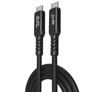 2025新设计Usb3.1 C至C电缆PD100W 4k显示器C型Usb电缆最大10Gbps - Product Image 1