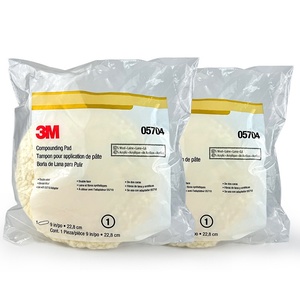 Ban Đầu Chính Hãng 3M 05704 Hai Mặt Đánh Bóng Bánh Xe 9-Inch 5705 Đánh Bóng Miếng Đệm Cho Cơ Thể Xe Waxing Đồ Nội Thất & Vẻ Đẹp Sử Dụng - Product Image 1