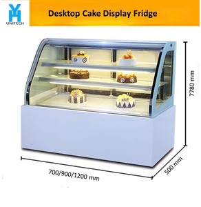 0.7m nhỏ Duy nhất-nhiệt độ Countertop bánh hiển thị mát máy nén tủ lạnh tủ với khí hậu mát mẻ <span class=keywords><strong>Showcase</strong></span> - Product Image 2