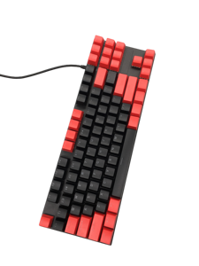 คีย์บอร์ดเล่นเกมมีกลไกตามหลักสรีรศาสตร์แบบมีสาย RGB 87ปุ่ม tkl K6ใช้เชื่อมต่อกับเดสก์ท็อป - Product Image 6
