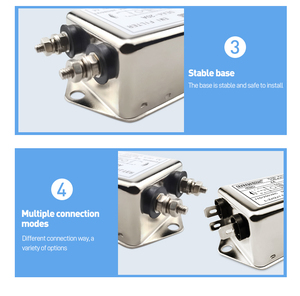 Dorexs DEA-10A thấp vượt qua duy nhất giai đoạn EMI điện Lọc 1a-20a | ul CE ROHS chứng nhận ức chế tiếng ồn - Product Image 3