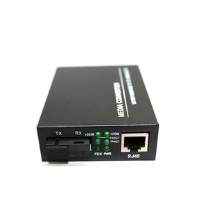 TD-COM媒体转换器开关RJ45 SC连接器2端口1310/1550 10/100Mbps 10G SFP光纤光学媒体转换器 - Product Image 2