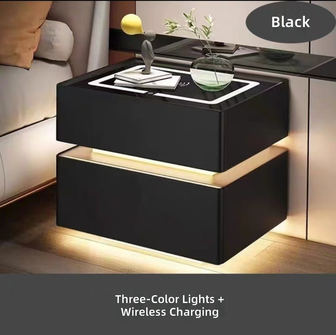 Negro_Carga inalámbrica + LED